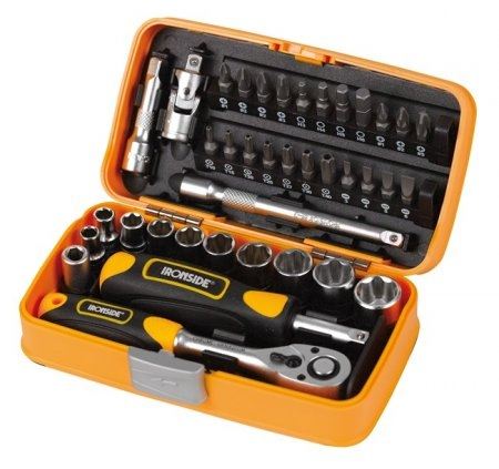 IRONSIDE Mini-Steckschlüsselsatz 38-teilig