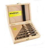 Famag HSS-G Holzspiralbohrer-Satz 7-teilig