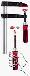 BESSEY Temperguss-Schraubzwinge TG60S14-2K