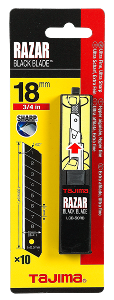 Tajima Abbrechklingen "Black Blade"