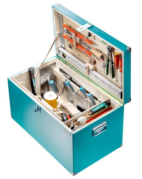 Technocraft Maurer-Werkzeugkiste 31-teilig