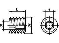RAMPA Einschraubmutten Typ SK