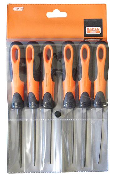 BAHCO Feilensatz 6-teilig, Hieb schlicht