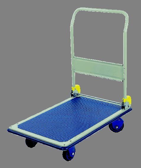 Plattformwagen mit klappbarem Schiebebügel