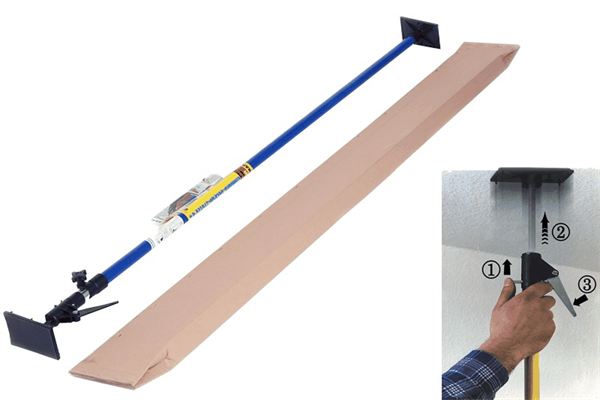 Einhand-Stütze (Deckenstütze) mit 2 Platten 3+