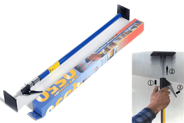 Einhand-Stütze (Deckenstütze) mit 2 Platten QS50