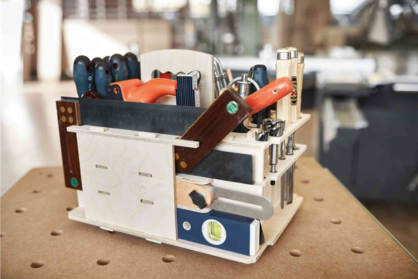 FESTOOL Systainer mit Holzeinsatz für Werkzeuge