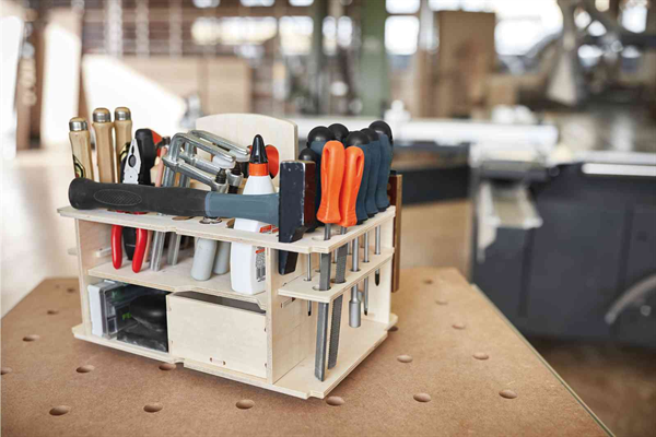 FESTOOL Systainer mit Holzeinsatz für Werkzeuge