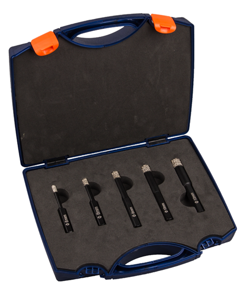 ROTEC Diamant-Trockenbohrer-Set, 5-teilig
