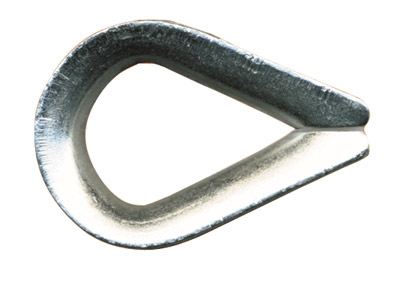 Drahtseilkausche verzinkt 3mm