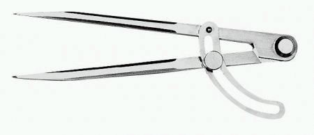 Zirkel mit Stellbogen Länge 300mm