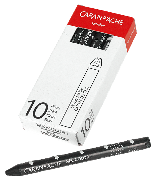 Caran d'Ache Fettkreiden rund SCHWARZ 7000.009