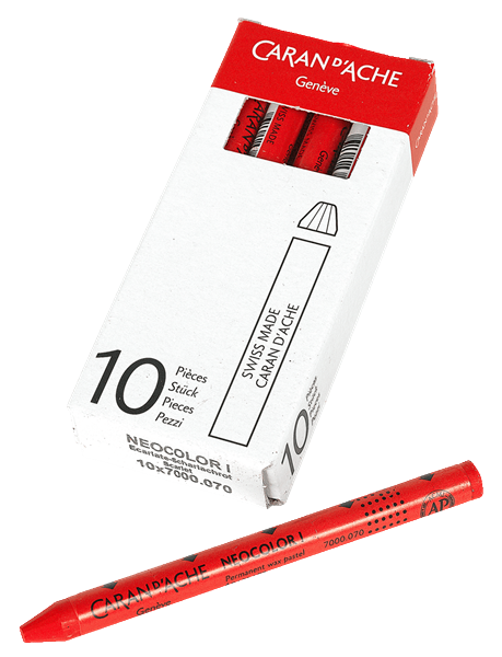 Caran d'Ache Fettkreiden rund ROT 7000.070