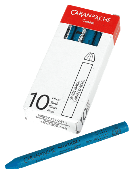 Caran d'Ache Fettkreiden rund BLAU 7000.160