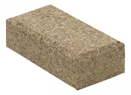 Schleifklotz aus Kork, Oberkanten gerundet