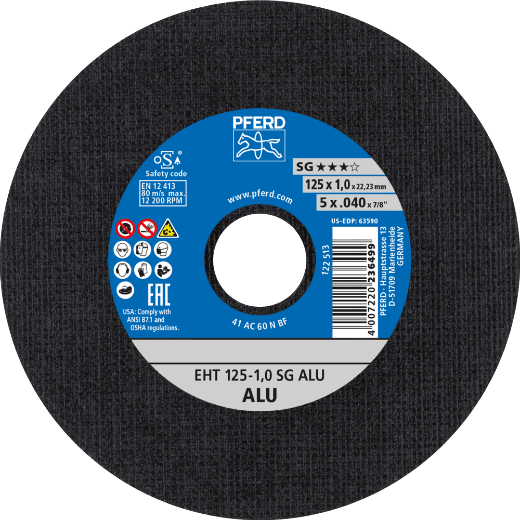 Pferd Trennscheibe Ø 125 mm für Alu/NE-Metalle