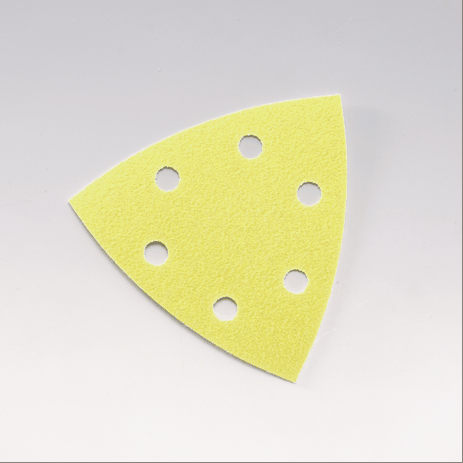 Schleifpapiersche siafast 3-eckig (Polygon) 6-Loch