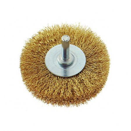 Zeintra Schaftrundbürste 300M Messingdraht