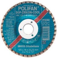 Pferd Polifan-Fächerschleifscheibe Ø 125mm K80