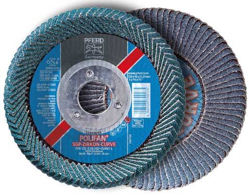 Pferd Polifan-Fächerschleifscheibe Ø 125mm K60