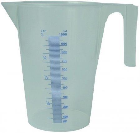 Pressol Messbecher aus Polypropylen, transparent