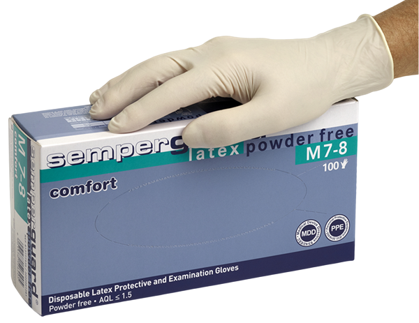 semperguard Einweghandschuhe aus Naturlatex