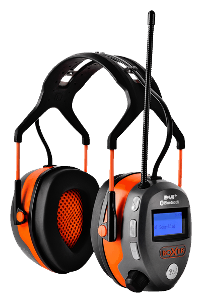 BOXXER Kapselgehörschutz DAB+/Bluetooth 24dB