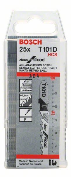 BOSCH HCS-Stichsägeblätter T 101 D