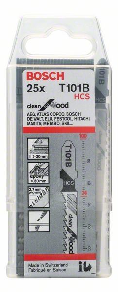 BOSCH HCS-Stichsägeblätter T 101 B