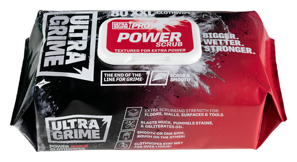 Reinigungstücher Power Scrub, extrastark weiss