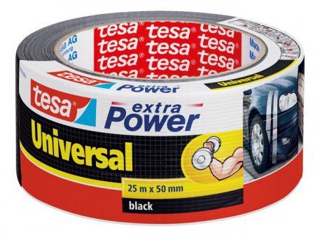 tesa Extra Power Gewebeband 56388-04, schwarz