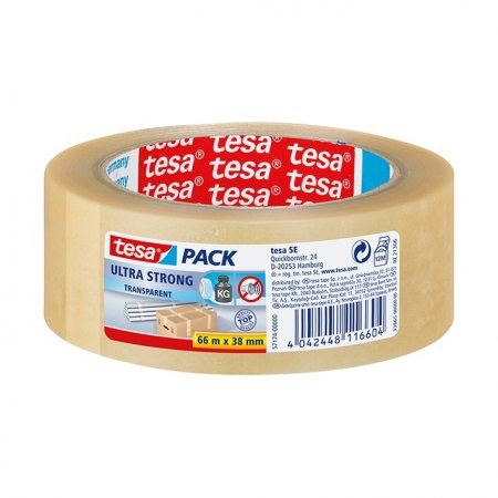 tesapack PVC-Verpackungsband 04124, transparent
