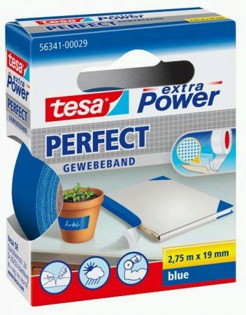 tesa extra Power Gewebeband 56341, blau