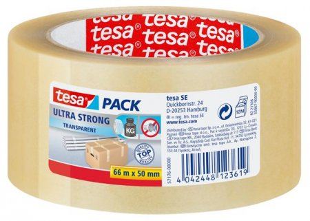 tesapack PVC-Verpackungsband 57176, transparent