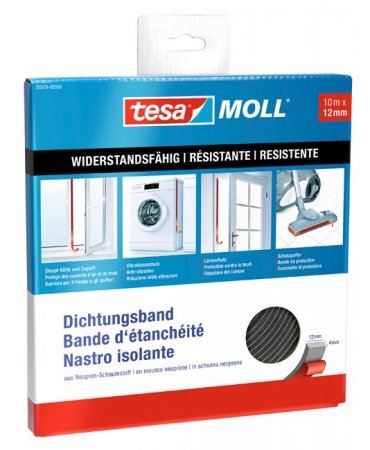 tesamoll Neopren-Schaumstoff 55579 schwarz