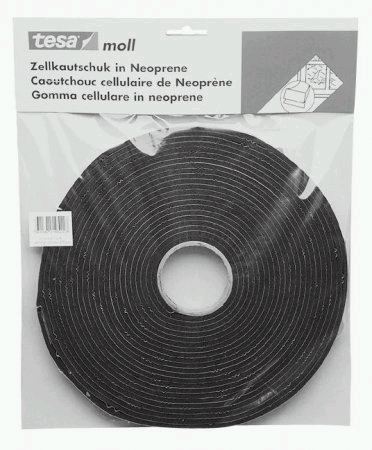 tesamoll Neopren-Schaumstoff 55579 schwarz