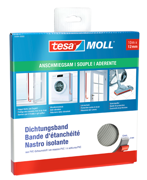 tesamoll PVC-Schaumstoff 55584 grau