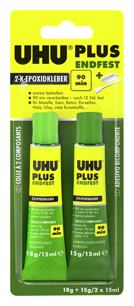 UHU PLUS 2-K-Epoxydkleber ENDFEST