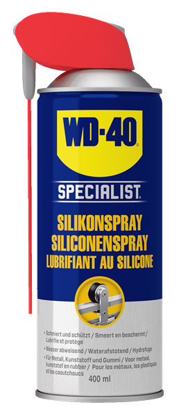WD-40 Silikonspray, schmiert und schützt