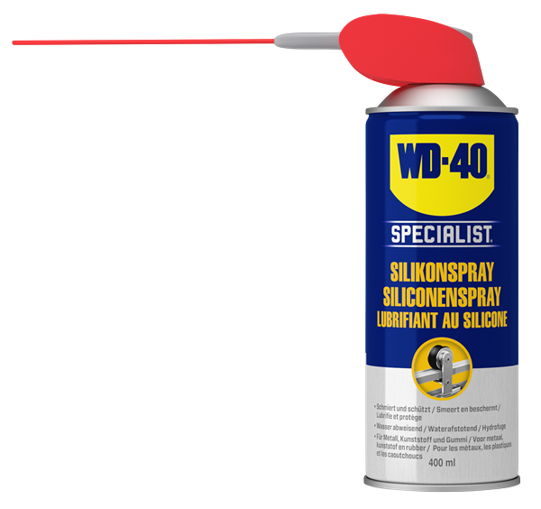 WD-40 Silikonspray, schmiert und schützt