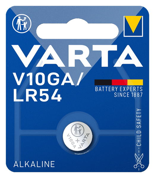 VARTA Knopfzellenbatterie Alkali Mangan