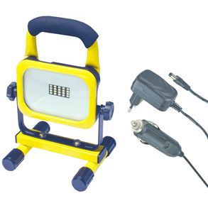 LED Akku-Scheinwerfer 10 Watt, dimmbar 3 Stufen