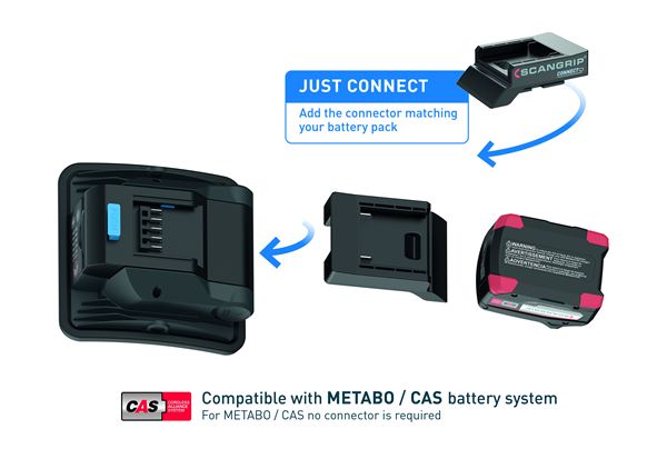 SCANGRIP Akku-LED-Arbeitsleuchte NOVA 2 CONNECT