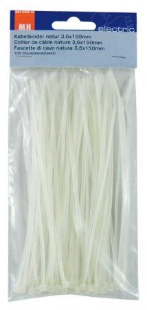 Kabelbinder aus Polyamid, Farbe natur