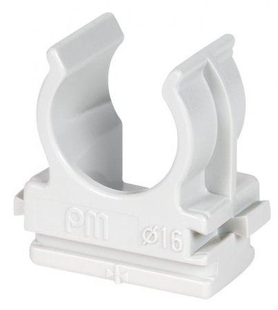 PVC-Klemmschelle KIR grau, schlagfest