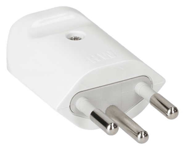 Max Hauri Stecker T12 250V/10A, weiss