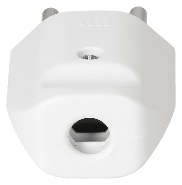 Max Hauri Stecker T12 250V/10A, weiss