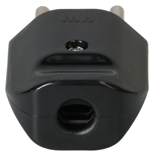 Max Hauri Stecker T12 250V/10A, schwarz