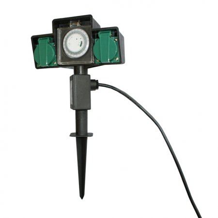 MAX HAURI Gartenspiess mit Timer