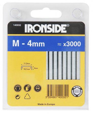 IRONSIDE Heftklammern Typ M 6 mm